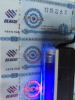 Papier à encre fluorescente personnalisé avec fil de sécurité 75% coton 25% lin pour applications d'impression offset