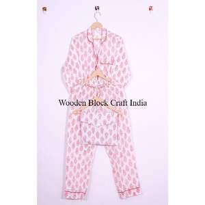 Ensembles de pyjamas floraux doux, confortables et respirants pour femmes et couples, style vintage pour les saisons été, automne et hiver - Product Image 6