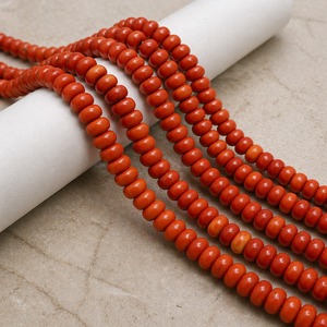 Zed <b>Red</b> Jasper Rondelle Gemstone Beads 8mm Premium Quality Trend Gemstone Strand for Jewelry Making DIY <b>Bracelet</b> Necklace - Product Image 4