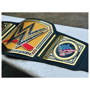 Cinturón de Lucha Libre de Cuero Genuino para Ligas Independientes Profesionales - Product Image 1
