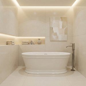 Baignoire autoportante FW-3304-Morden en acrylique pour salle de bain - Product Image 1