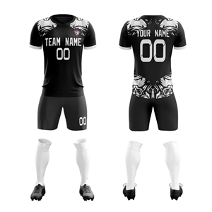 Maillot de football personnalisé au design rétro, respirant, séchage rapide, imprimé par sublimation, 100% polyester, uniforme de football unisexe pour adultes, OEM - Product Image 3
