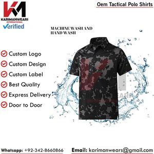 Camiseta Polo de Estilo Táctico de Alta Calidad para Paintball, Logotipo Personalizado, Ropa de Equipo, Suministro al por Mayor de Fábrica - Product Image 2