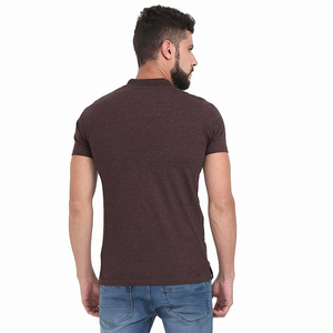 Camiseta Polo Color Granate de Alta Calidad 2024 para Hombre, Manga Corta, Cuello Alto, con Logotipo y Marca Personalizados - Product Image 1