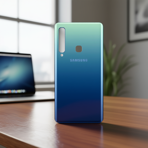 Cover Posteriore per Samsung Galaxy A9 2018, Sostituzione Gradiente Blu-Verde - Product Image 3