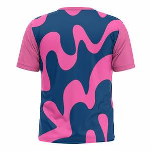 Camisetas Deportivas Personalizadas 100% Poliéster Tejido, Transpirables, de Secado Rápido, Ecológicas, Cuello Redondo, Moda Masculina, Fútbol, Fabricante OEM ODM - Product Image 3