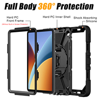 Funda Resistente para Tablet con Protección de 360 Grados °   Soporte Giratorio, Correa de Mano Ajustable, Protección Resistente a Impactos para la Funda de Redmi Pad 2 9.7