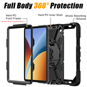 Funda Resistente para Tablet con Protección de 360 Grados °   Soporte Giratorio, Correa de Mano Ajustable, Protección Resistente a Impactos para la Funda de <span class=keywords><strong>Redmi</strong></span> Pad 2 9.7 - Product Image 6