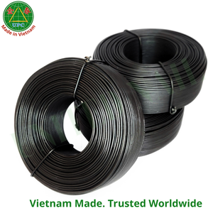 Alambre de hierro corrugado negro de calibre 15 para proyectos de atado de barras de refuerzo, de fábrica en Vietnam |   Alambre recocido negro - Product Image 1