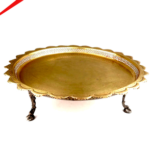 Plateau de service alimentaire tendance en aluminium au design Art Déco unique pour la maison, les mariages, les fêtes et les hôtels - Product Image 5
