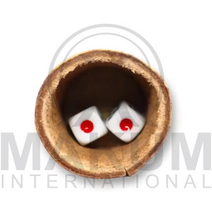 handmade leather <b>dice</b> cup in brown colour for <b>dice</b> games Handmade Embossed Custom logo - Product Image 5