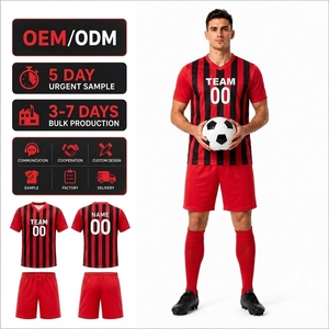 Proveedor de Kits de Camisetas de Fútbol de Marca Privada, OEM, ODM, Personalizadas, al por Mayor, MOQ Bajo, Producción Rápida de Muestras - Product Image 1