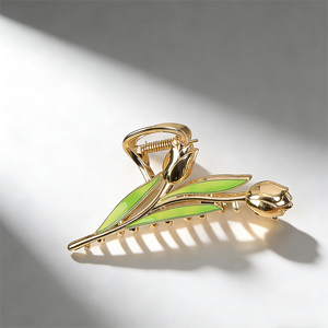 مشبك شعر معدني على شكل فراشة للنساء بطول 6.5 سم، إكسسوارات شعر أنيقة للفتيات - Product Image 6