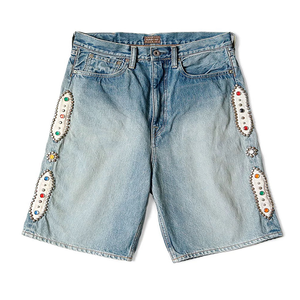 Pantalones Cortos de Verano para Hombre, de Alta Calidad, Lavado Ácido, Secado Rápido, Cintura con Cordón, 100% Algodón, Transpirables, en Oferta - Product Image 5