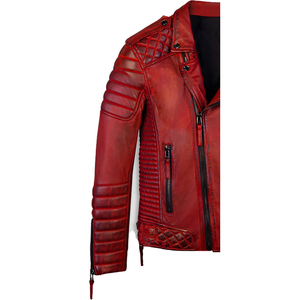 Hot Premium Quality 100% Leather Winter Jacket for Men with Front Logo Zipper Closure Waterproof & Windproof OEM Service - Product Image 6