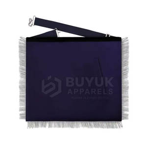 Delantales de Masonería Elegantes Bordados a Mano, Ajustables, de Diseño Único, de Alta Calidad, Lavables, con Pin de Seguridad - Product Image 2