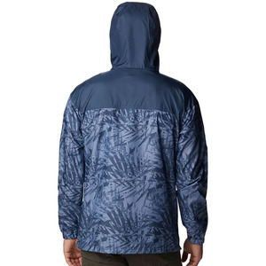 High Quality Winter Men Windbreaker <b>Jacket</b> Front Logo Lightweight Zip Hooded Windproof Streetwear OEM - Product Image 2