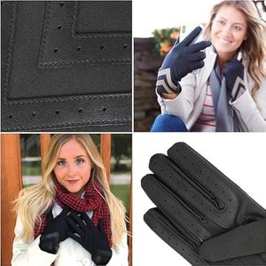 ถุงมือหนังบุขนแกะสำหรับขับรถในทุกสภาพอากาศ - Product Image 4