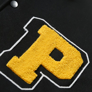 2026 New Trend Men's Varsity <b>Jacket</b> Patchwork Letter Print Streetwear Loose Fit College Baseball <b>Jacket</b> Coat For Unisex - Product Image 6