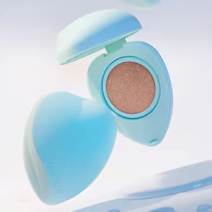 TROISTOUCH Heart Aqua Bear Cushion 17 Ivory Korean Glow Cushion <b>Foundation</b> for Hydrating Daily Beauty Makeup - Product Image 2