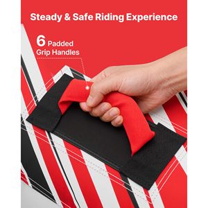 Tubo Gonfiabile Trainabile per 3 Persone, Capacità 510 Libbre, in PVC per Sport Acquatici e Nautica - Product Image 5