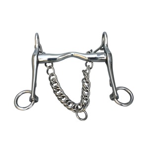 บิตม้าสแตนเลสแบบปรับปรุง ขนาดกลาง สำหรับม้าอังกฤษ ขนาด 5 นิ้ว - Product Image 2