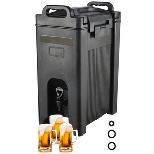 Dispenser per Bevande Isolato da 5 Galloni in LDPE per Alimenti, Servitore di Bevande Calde e Fredde, Refrigeratore Termico per Bevande 0,9 Pollici - Product Image 5