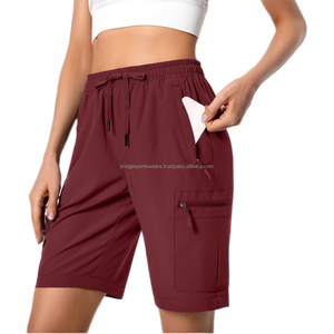 Shorts Deportivos para Mujer con Logotipo Personalizado, Cintura Elástica, Algodón Transpirable, para Gimnasio y Entrenamiento - Product Image 1