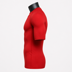 Men's Short Sleeve <b>Compression</b> <b>Shirt</b> Breathable Quick Dry Stretch Base Layer Rash Guard Spandex/Polyester Gym Running - Product Image 2