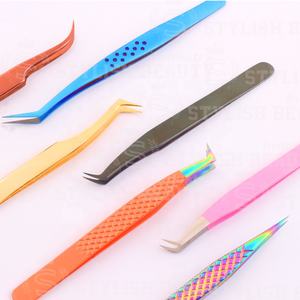 แหนบต่อขนตา,แหนบต่อขนตาปรับแต่งโลโก้ได้ตามต้องการมีให้เลือกทุกสี - Product Image 1