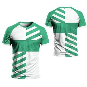 เสื้อยืดแขนสั้นคอกลมลายทางผู้ชาย ผ้าฝ้าย 100% สีตัดต่อ ระบายอากาศได้ดี ทรงปกติ สไตล์ลำลอง - Product Image 5