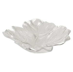 Top Selling Leaf Design Dish Metal Serving <b>Trays</b> With Handle for Hotel <b>Dinner</b> Ware Special Design Available at Low Price - Product Image 6