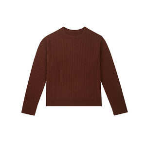 Suéteres de Punto para Hombre al por Mayor, Otoño Invierno, Decoración con Logotipo Personalizado, Precio Económico, OEM, Elegantes, 100% Algodón, Transpirables, de Secado Rápido - Product Image 5