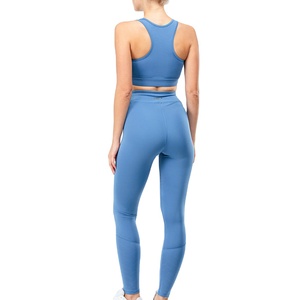 Venta al por mayor de leggings y tops personalizados de las mujeres Gimnasio y Yoga Activewear Entrenamiento 2 piezas Set Mujeres 2026 HI - Product Image 5