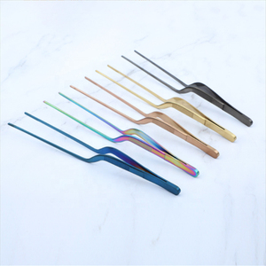 Stainless Steel Barbecue Tongs Multiple Types Kitchen <b>Tool</b> Silver Plating Chef Food <b>BBQ</b> Tweezer - Product Image 6