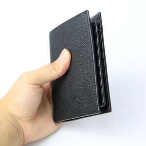 2024 tendance portefeuille à deux volets personnalisé de haute qualité en cuir de vache véritable portefeuille pour hommes de haute qualité de luxe Logo personnalisé - Product Image 6