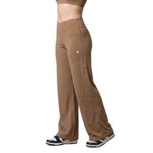 Leggings de yoga taille haute à jambe large pour femme, doux, extensibles, évasés, respirants, pour le fitness, les tenues décontractées et les pantalons de détente - Product Image 5