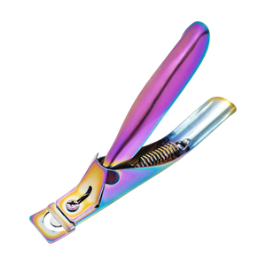 Professional Stainless Steel False Nail Tip Curved-Blade Nail Clipper Nail Art Manicure Tool Trimmer Tool for Finger <b>Edge</b> <b>Cutter</b> - Product Image 6