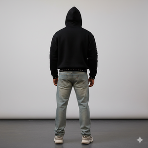 High Quality Heavyweight Cotton <b>Fleece</b> Unisex <b>Oversized</b> <b>Hoodie</b> With Custom Print On Demand Design Pullover <b>Men</b> Hoodies - Product Image 3