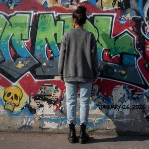 เสื้อสเวตเชิ้ตสไตล์กรันจ์ แอซิดวอช สำหรับฤดูหนาว สีเทาชาร์โคล ชายเสื้อแบบดิสเทรส ทรงโอเวอร์ไซส์ คอกลม ผ้าเทอร์รี่คอตตอน ไม่หดตัว - Product Image 2