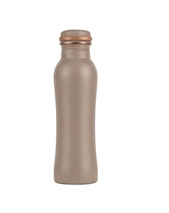 Botellas de cobre de estilo único en color plateado metálico, de lujo para el hogar y fáciles de transportar. - Product Image 2