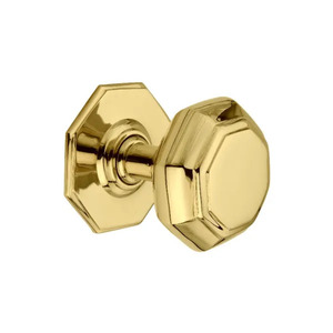 Pomo de Puerta Octogonal de Estilo Europeo |   Herrajes Decorativos de Latón Sólido para Muebles y Puertas Arquitectónicas |   Dhanvi BDK-03 - Product Image 3