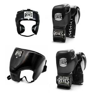 Guantes de Boxeo de Encaje de 3 Piezas Hechos a Medida, Cuero Vacuno Genuino de Primera Calidad, para Muay Thai, Artes Marciales y Fitness - Product Image 1