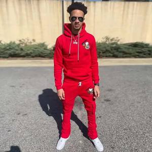 Ensemble de survêtement personnalisé 2025 pour hommes – Ensemble 2 pièces en molleton respirant de qualité supérieure – Vente en gros OEM - Product Image 2