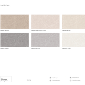 กระเบื้องพอร์ซเลนแกะสลักลายร่วมสมัย ขนาด 600x1200 มม. กระเบื้องแผ่นใหญ่คุณภาพพรีเมียม สำหรับใช้ตกแต่งภายในบ้านและอาคารพาณิชย์ระดับไฮเอนด์ - Product Image 1