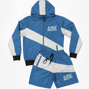 Nouvelle conception, survêtements coupe-vent légers de couleur unie, séchage rapide, nylon / polyester, survêtement coupe-vent de haute qualité - Product Image 4