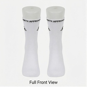 Chaussettes de sport NORTH APPROACH en coton blanc respirant avec logo sur le bord, pour adultes, décontractées, été - Product Image 1