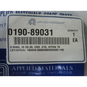 AMAT 0190-89031 Junta Tórica ID 20.30 CSD .275 75 - Equipo y Piezas de Semiconductores de Confianza de Marca Global - Product Image 1