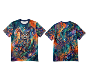 Suéter Deportivo de Alta Calidad para Hombre, con Logotipo Frontal Sublimado, Diseño de Búho, Tejido de Punto, Ligero y Transpirable - Product Image 1