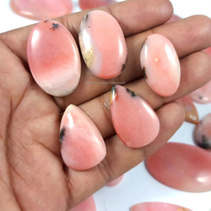 Natural Pink <b>Opal</b> Gemstones Loose Supplier Cabochons Faceted Crystals Healing Stones Wholesale Bulk Export India - Product Image 5